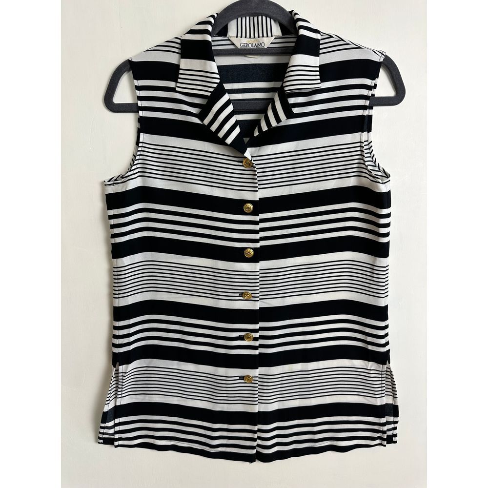 Arganni Gerolamo Sleeveless‎ Top Women's Medium Striped